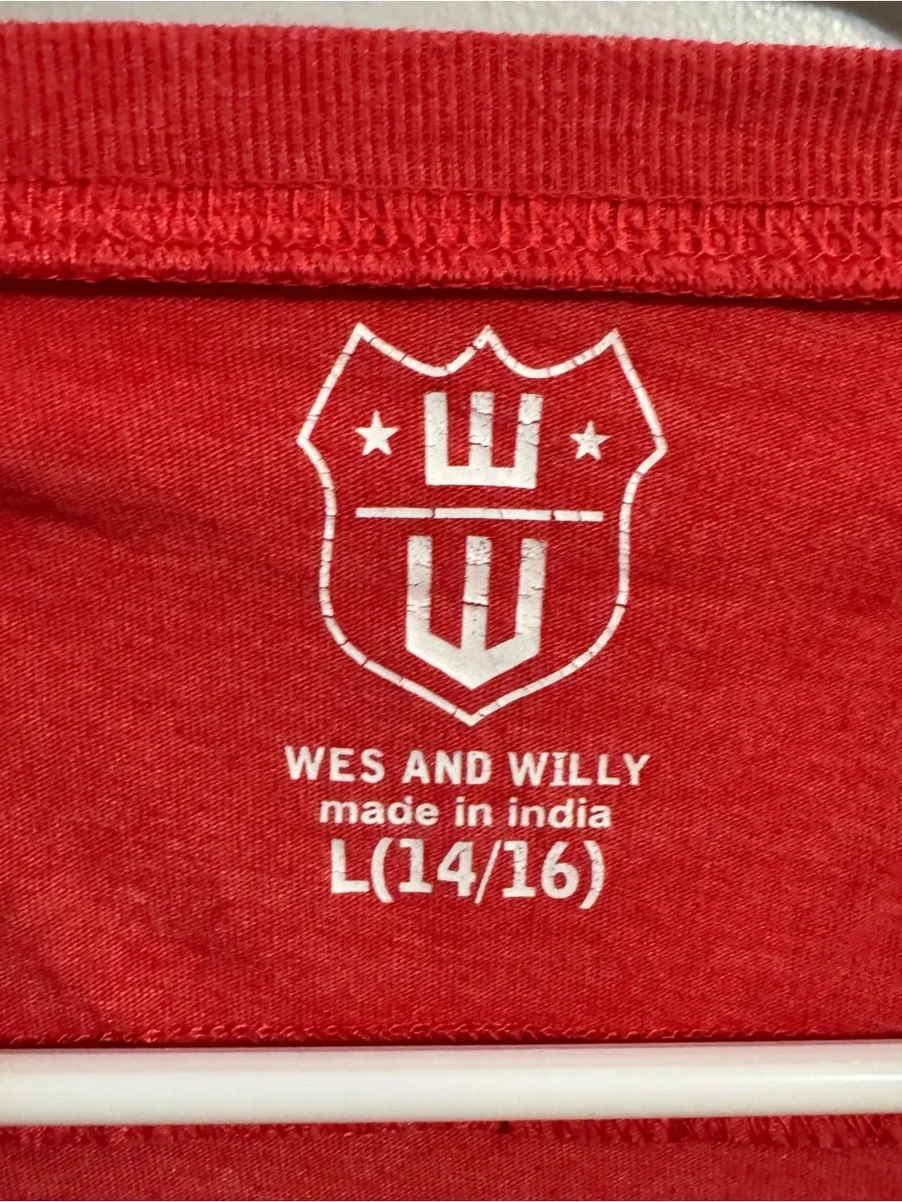Wes and Willy Georgia Bulldogs UGA Red Long Sleeve Shirt Youth L 14/16